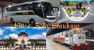 Transportasi Blitar ke Bandung via Solo